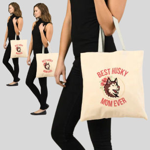 Husky Mom, Dog Mom, Dog Gift                     Tote Bag