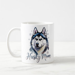 husky mom siberian husky husky lover gift husky mo coffee mug