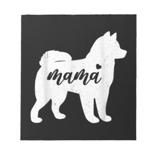 Husky Mothers Day   Dog Paw Lover Gift Notepad