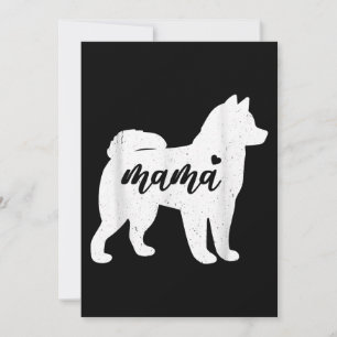Husky Mothers Day Dog Paw Lover Gift Save The Date