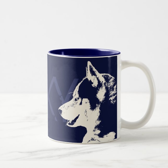 Husky Mug Coffee Cup Cool Siberian Husky Cup (Right)