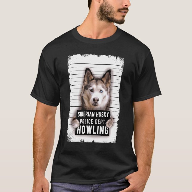 Husky Mug Shot T-Shirt (Front)