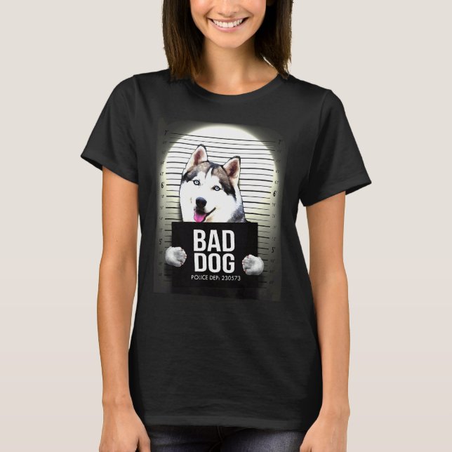 Husky Mugshot T-Shirt (Front)