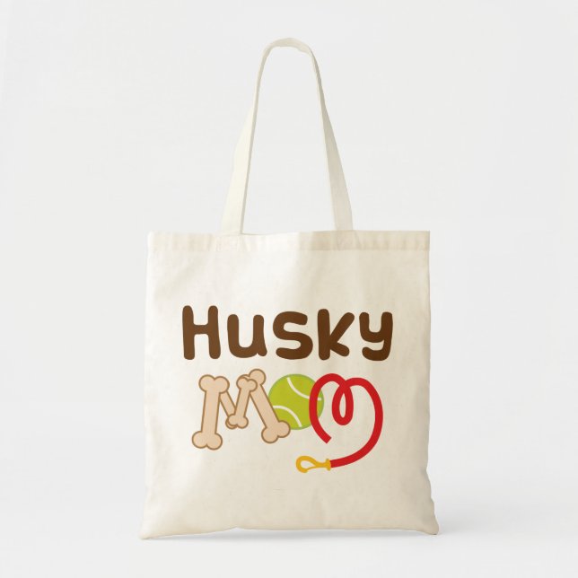 Husky Mum (Dog Breed) Gift Tote Bag (Front)