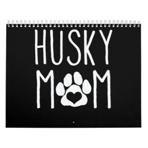 Husky mum   Dog lover gift   Lovely Dog Decor Calendar