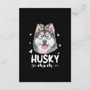 Husky Mum Dog Lovers Gift Mother Day Gift Enclosure Card