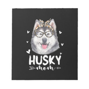 Husky Mum Dog Lovers Gift Mother Day Gift Notepad