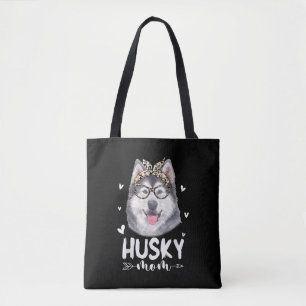 Husky Mum Dog Lovers Gift Mother Day Gift Tote Bag