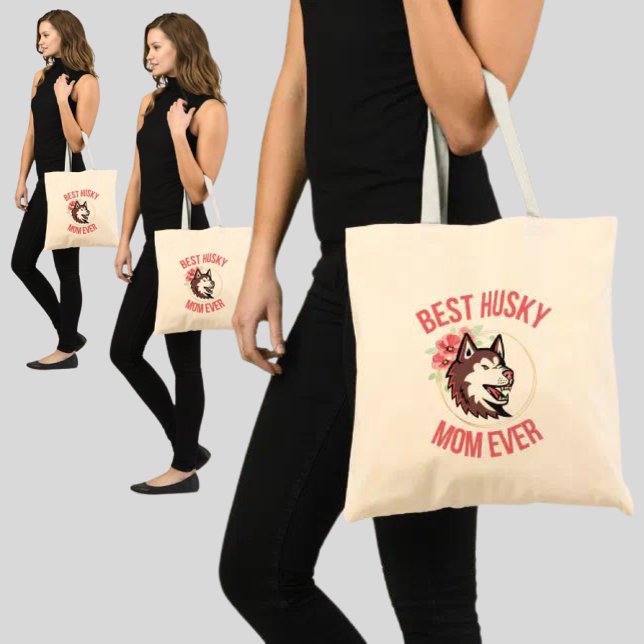 Husky Mum, Dog Mum, Dog Gift                     Tote Bag (Creator Uploaded)