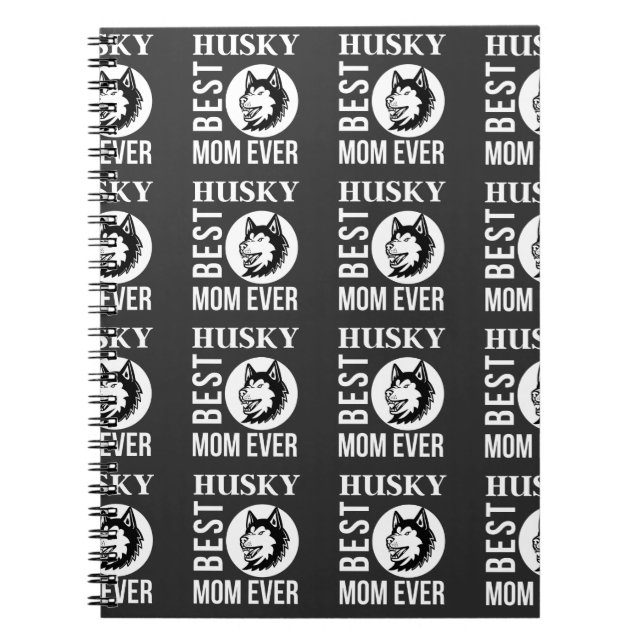 Husky Mum, Dog Mum, Husky Gift        Notebook (Front)