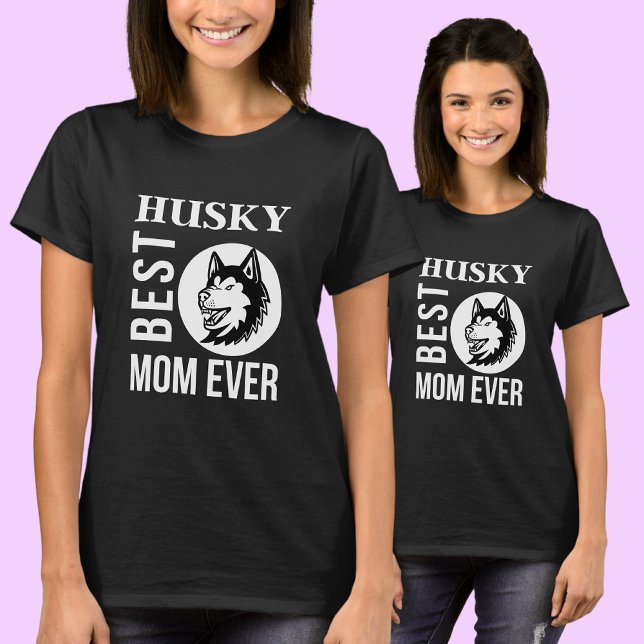 Husky Mum, Dog Mum, Husky Gift T-Shirt (Creator Uploaded)