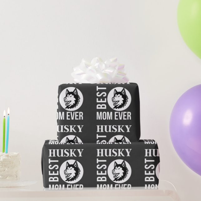 Husky Mum, Dog Mum, Husky Gift     Wrapping Paper (Party Gifts)