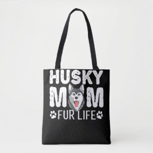 Husky mum for life Funny Dog day gift Tote Bag