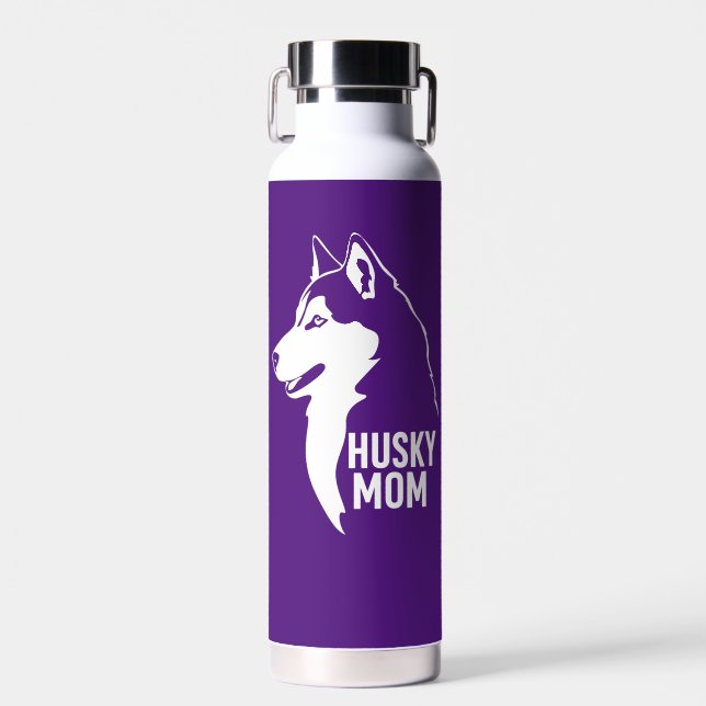 Husky Mum Water Bottle (Front)