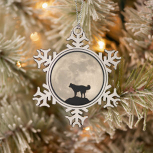 Husky Ornament Personalised Sled Dog Decoration