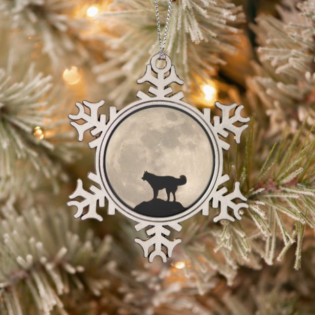 Husky Ornament Personalised Sled Dog Decoration (Tree)