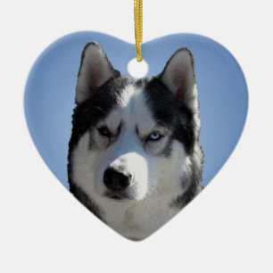 Husky Ornament Personalised Sled Dog Decoration