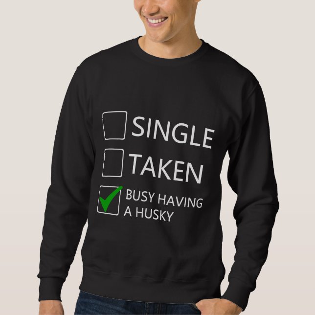 Husky Owner Love Funny Sweatshirt (Front)