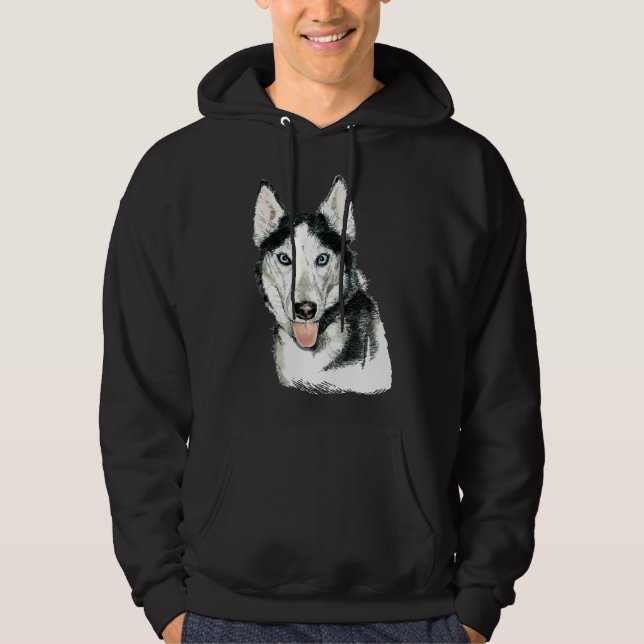 Husky   Paint Hoodie (Front)