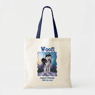 Husky Party Centre Tote Bag
