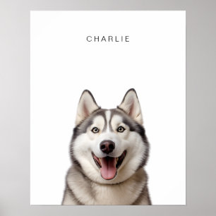 Husky Personalised Print