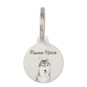 Husky Pet Tag