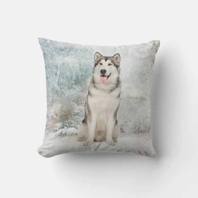 Husky Pillow (Front)