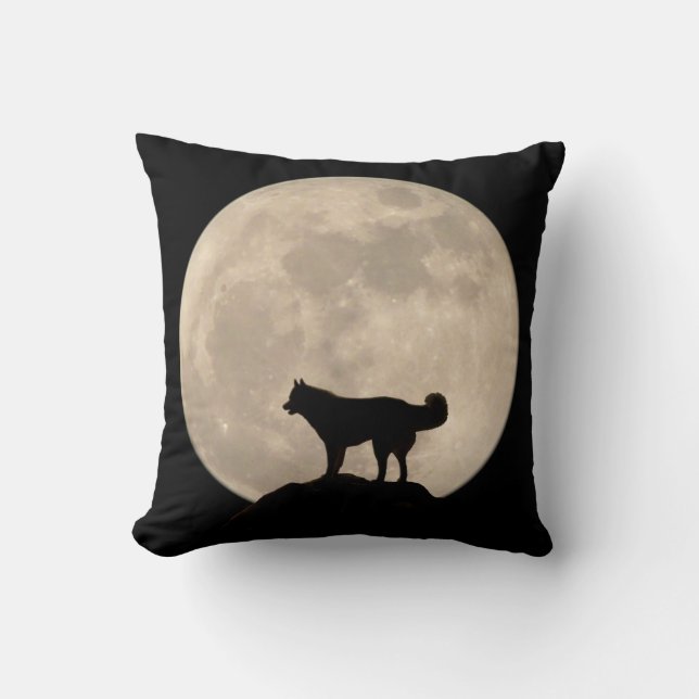 Husky Pillow Siberian Husky Decor & Gifts (Front)