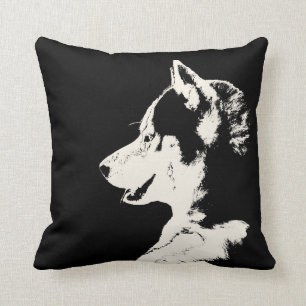 Husky Pillow Siberian Husky Malamute Gifts