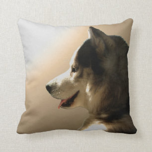 Husky Pillow Siberian Husky Malamute Pillows Gifts