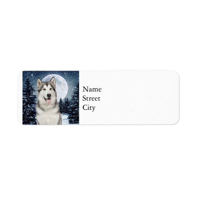 Husky Return Address Labels (Front)