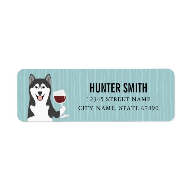 Husky Return Address Labels (Front)