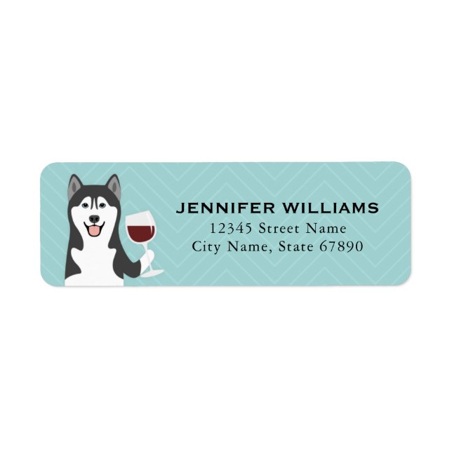 Husky Return Address Labels (Front)