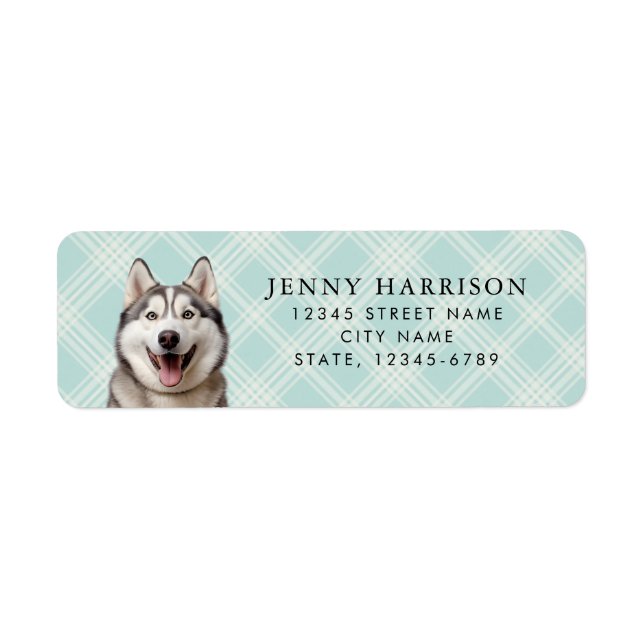 Husky Return Address Labels (Front)