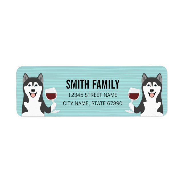 Husky Return Address Labels (Front)