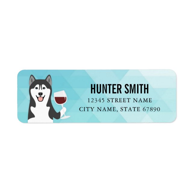 Husky Return Address Labels (Front)