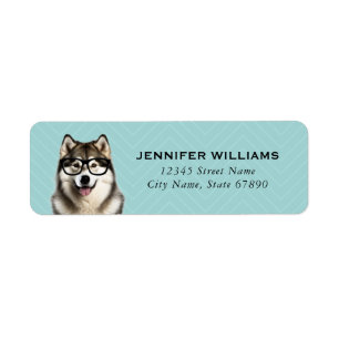 Husky Return Address Labels