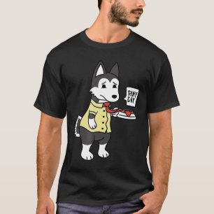 Husky Ruff Day Funny Dog Gift T-Shirt