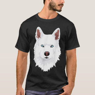 Husky - Siberian Husky T-Shirt - White Snow Dog