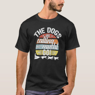 Husky Sledding Dog Musher T-Shirt