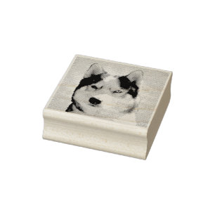 Husky Stamps Custom Siberian Husky Stamps