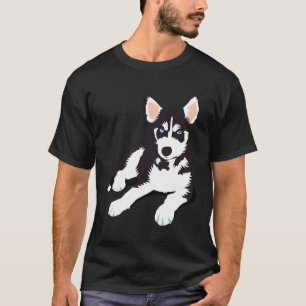 Husky Sticker      T-Shirt