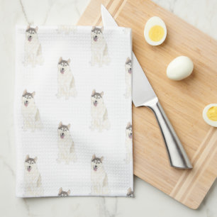 Husky Tea Towel