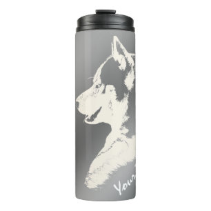Husky Tumbler Mug Custom Husky Puppy & Gifts