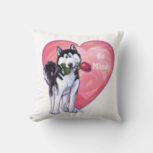 Husky Valentine's Day Cushion