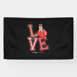 Husky Valentines Day Gift   Husky Heart Design Banner