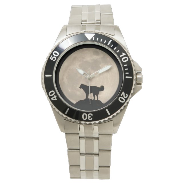 Husky Watch Siberian Husky / Malamute Wrist Watch (Front)