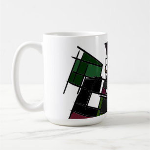 Husky winter coffee mug