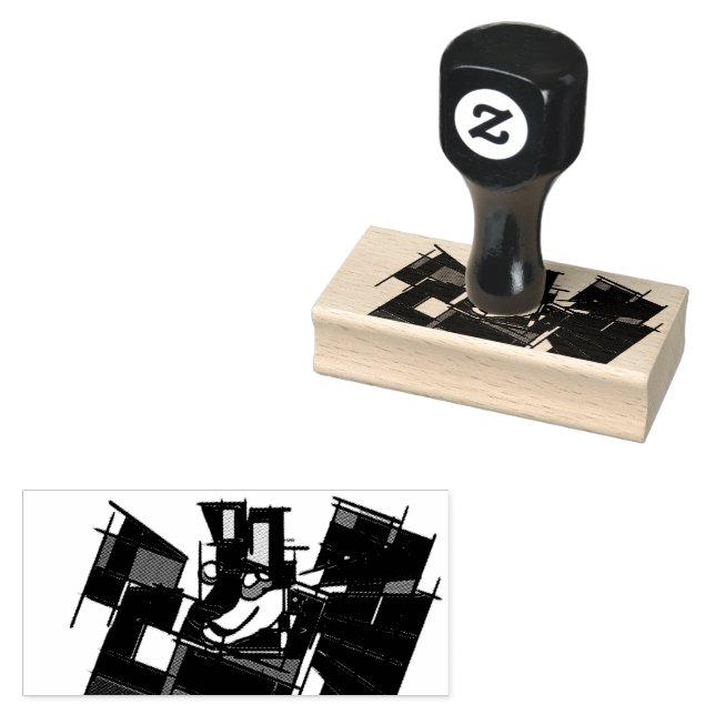 Husky winter  rubber stamp (Stamped)