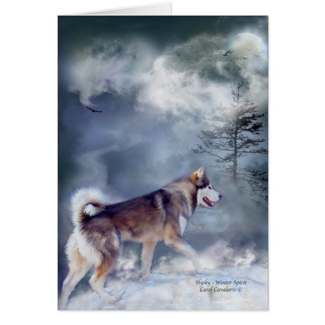 Husky-Winter Spirit ArtCard (Front)